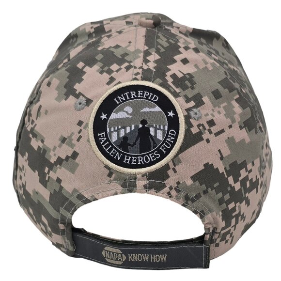 NAPA Racing NASCAR Hat - Camo Intrepid Fallen Heroes Fund Martin Truex Ron Capps - Picture 4 of 8